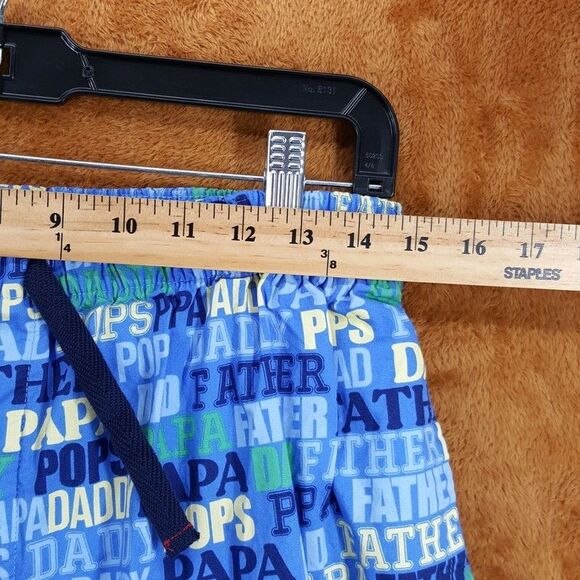 CLUB ROOM Pajama Pants Mens Large Blue lightweight Drawstring Lounge Comfort DAD - Picture 8 of 11